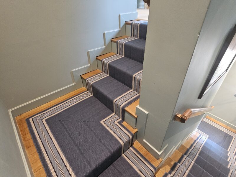 Roger Oates Design -Westport Indigo - 70cm Runner