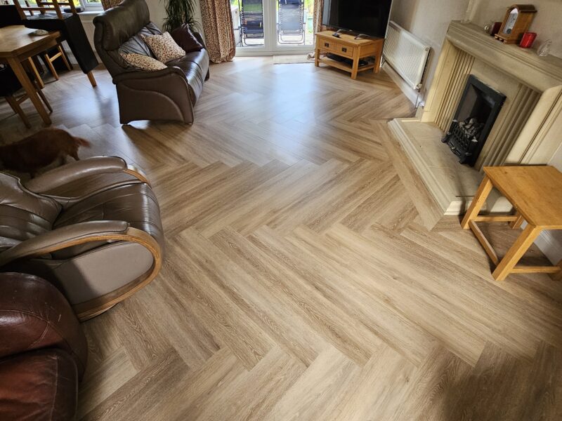 Amtico Spacia - Muted Oak- Herringbone LP