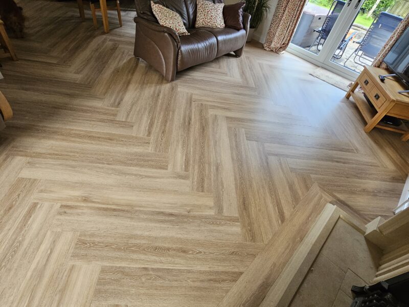 Amtico Spacia - Muted Oak- Herringbone LP