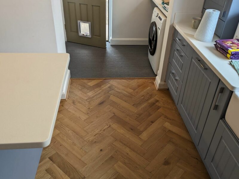 V4 - Deco Parquet -Smoked Oak Real Wood Flooring