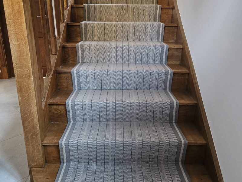 Roger Oates Design - Trent Silver 83cm wide runner