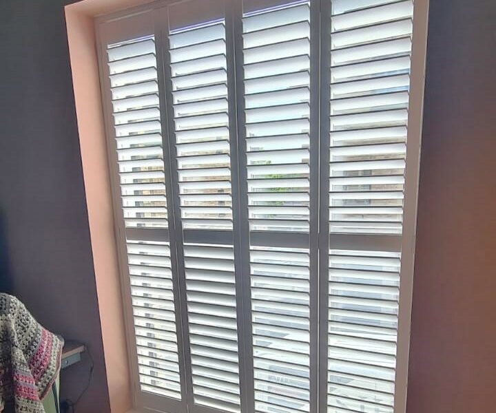 Tropical Blinds -Austin Hardwood Shutters in Pure White