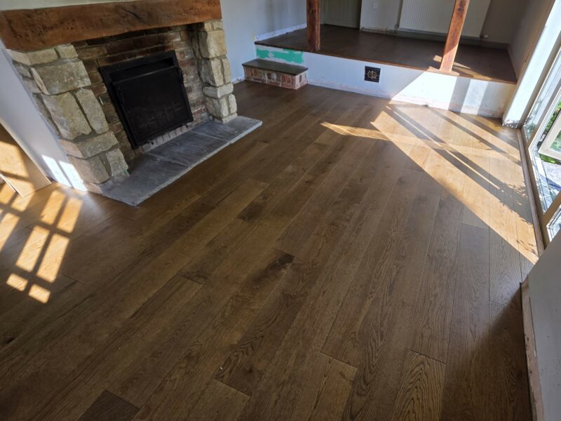 Furlong Flooring Engineered Wood - Emerald Multi 189 - Oak Rustic Smoke Stain