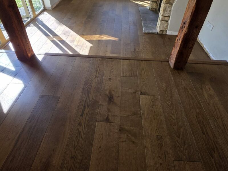 Furlong Flooring Engineered Wood - Emerald Multi 189 - Oak Rustic Smoke Stain