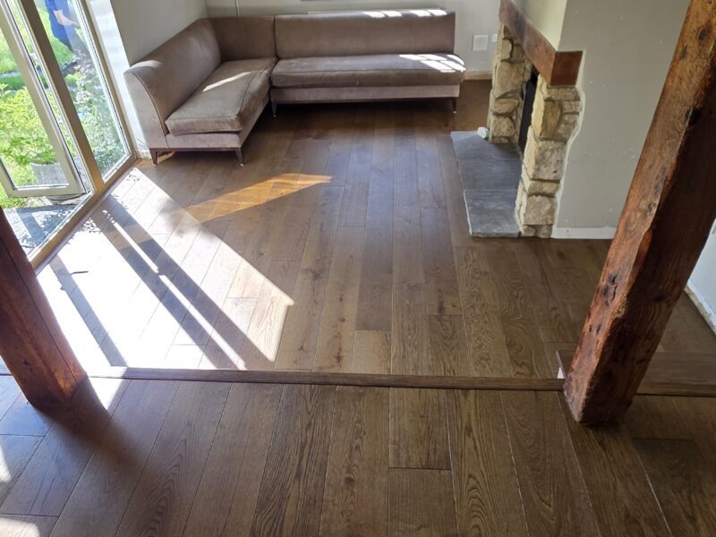 Furlong Flooring Engineered Wood - Emerald Multi 189 - Oak Rustic Smoke Stain