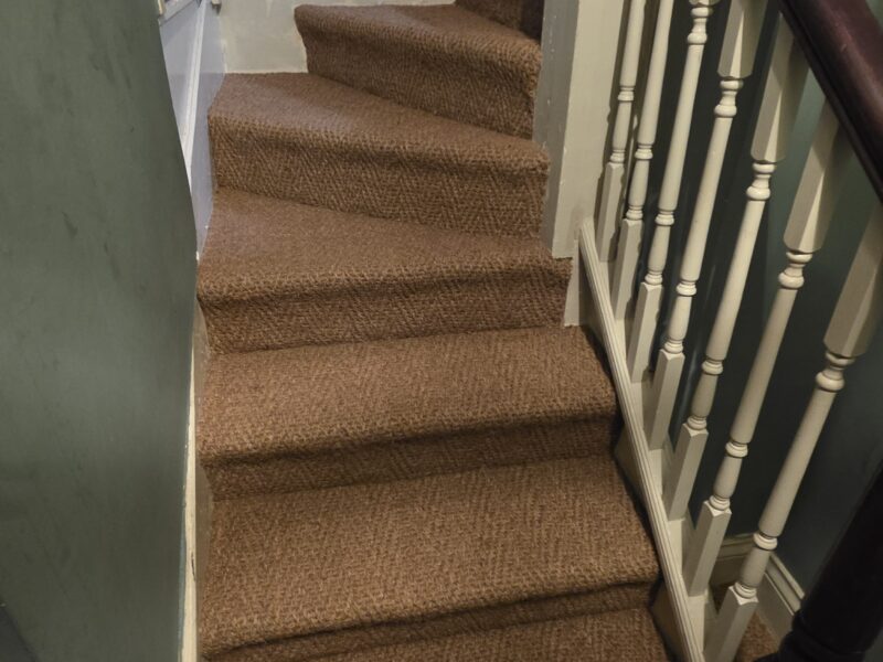 Alternative Flooring - Coir Herringbone Natural