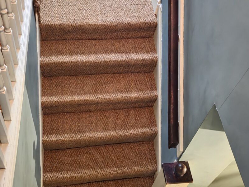 Alternative Flooring - Coir Herringbone Natural