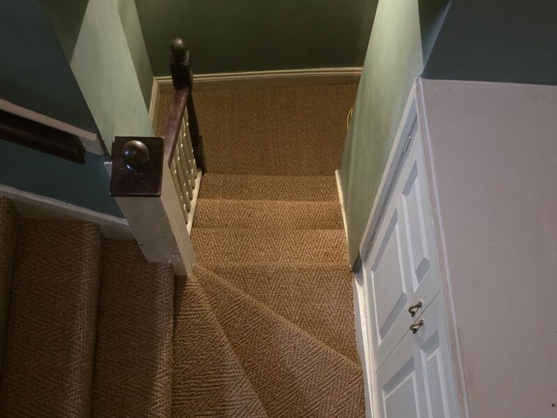 Alternative Flooring - Coir Herringbone Natural