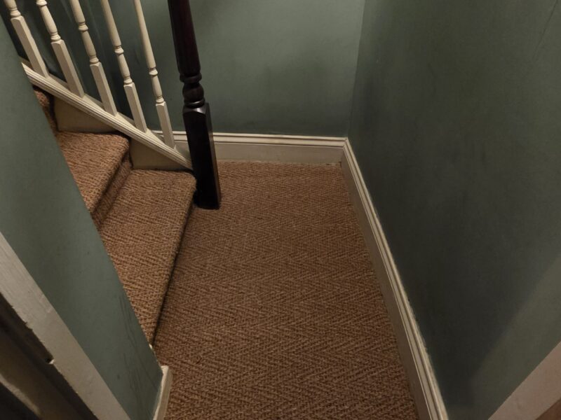 Alternative Flooring - Coir Herringbone Natural